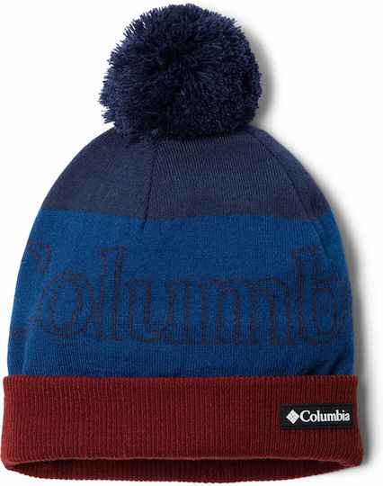 Polar Powder Beanie Unisex Fleece Beanie Knitted in Burgundy color
