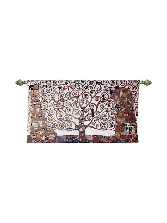 Signare Woven Tapestry Wall Hanging 138x82cm – Gustav Klimt Tree of Life