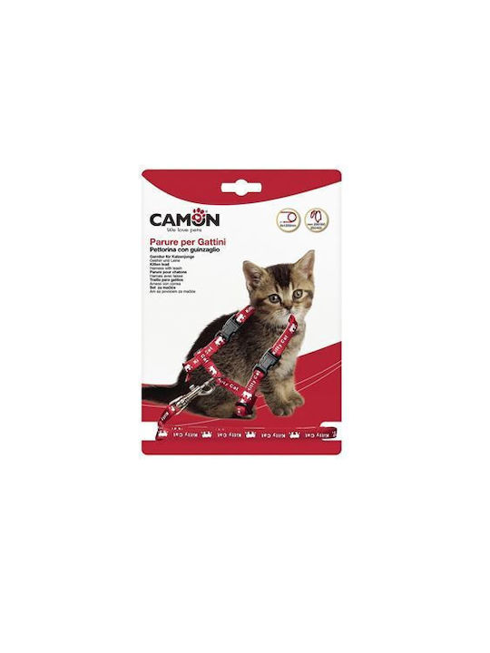 Camon Sweet Kitten Cat Harness and Leash 8x120cm