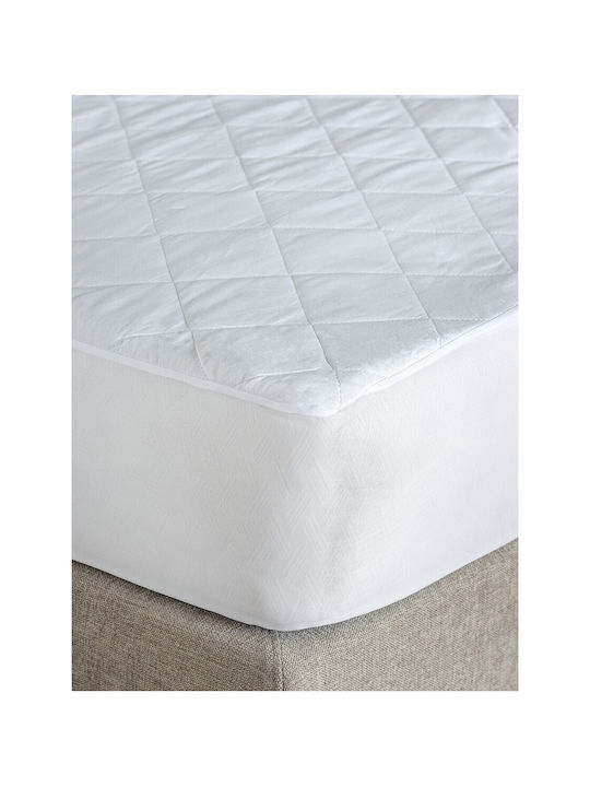 Palamaiki Quilted Σετ Μαξιλαροθήκες Καπιτονέ White 50x70εκ.