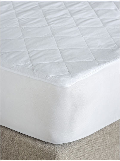 Palamaiki Quilted Σετ Μαξιλαροθήκες Καπιτονέ White 50x70εκ.