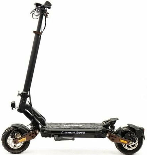 SmartGyro Ηλεκτρικό Πατίνι με 25km/h Max Ταχύτητα και 75km Αυτονομία σε Μαύρο Χρώμα