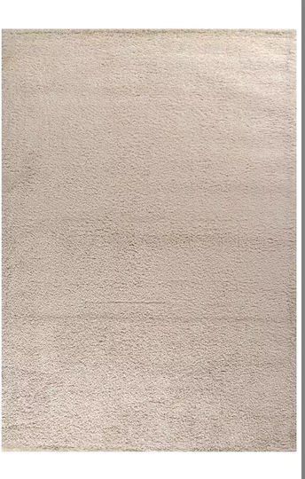 Tzikas Carpets Alpino Σετ Μοντέρνα Χαλιά Κρεβατοκάμαρας Λευκό-κρεμ 151-0-355-80258-060 3τμχ