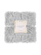 Κουβέρτα Γούνινη Μονή 160x200εκ. Light Gray