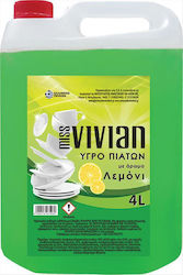 Miss Vivian Επαγγελματικό Υγρό Πιάτων με Άρωμα Λεμόνι 4000ml