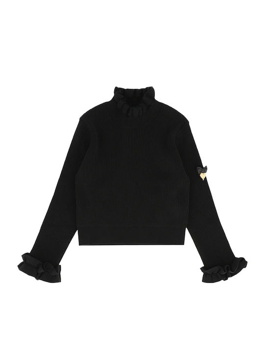 Kinderpullover Langarm Black