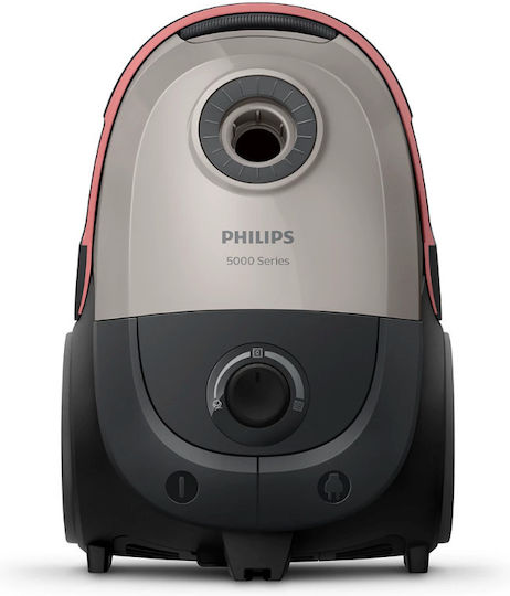 Philips XD5123/10 Vacuum Cleaner 900W Bagged 4lt Black
