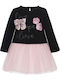 Children's Dress Black-pink