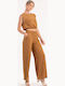 Damen Bluse Camel
