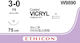 Ethicon Vicryl Absorbable Suture 3/0 Reverse Cu...