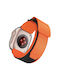 Forcell F-design Armband Stoff Orange (Apple Watch 42/44/45/49 mm)