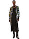 Farm Rio Women's Midi Coat Black