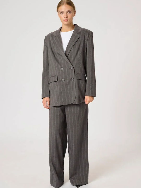 My Essential Wardrobe Damen Blazer Gray