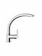 Macart Arwa Surf Kitchen Faucet Counter with Pull-Out Spray Silver