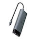 TP-LINK USB-C Docking Station with HDMI 4K PD Ethernet Gray (UH6120C)