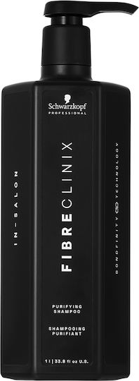 Schwarzkopf Fibre Clinix Bondfinity Purifying Shampoos Reconstruction/Nourishment for Oily Hair 1000ml