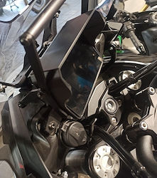 Moto Sliders Протектор за инструменти на мотоциклет Benelli TRK 702 / 702X 2023-2024 Черен