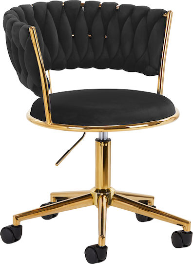 Ästhetischer Stuhl Pediküre Maniküre Hocker 4rico Qs-gw01g Schwarz