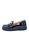 Girls Anatomic Leather Moccasins Black