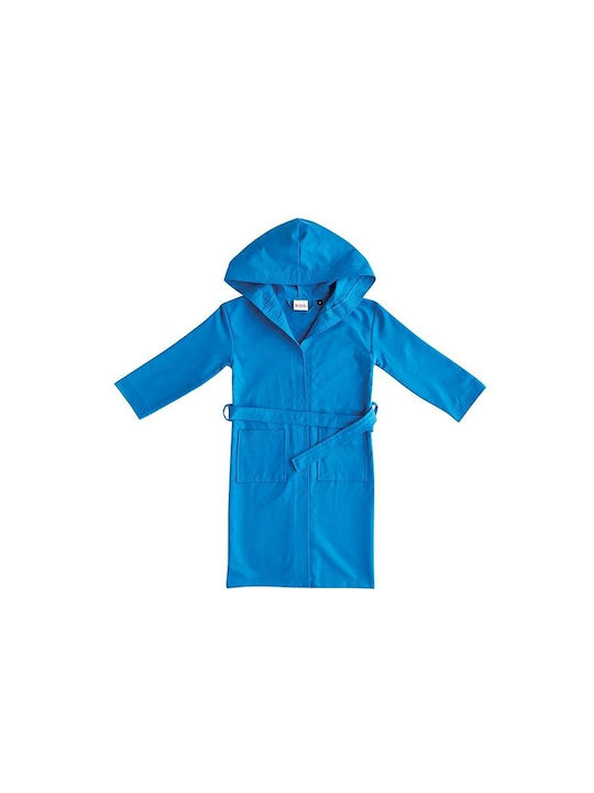 Kentia Kids Hooded Bathrobe Blue