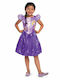 Kids Carnival Costume Rapunzel Basic Purple Fairy Tale Princess