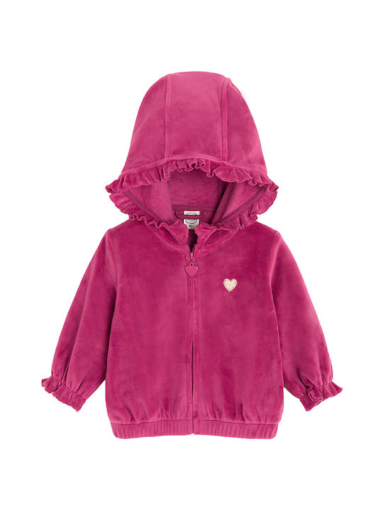 Cool Club Kids Cardigan with Hood Purple