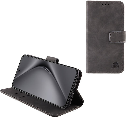 Lime Essential Magnet Brieftasche Synthetisches Leder Gray (Huawei Pura 70 Pro)