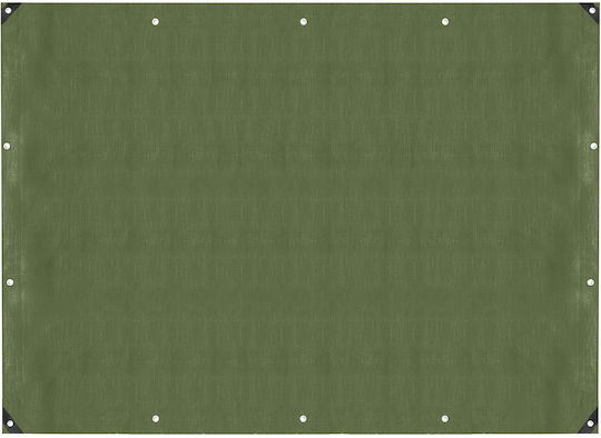 Waterproof Laminated Polyethylene Tarp 120g/m2 4x7m Green
