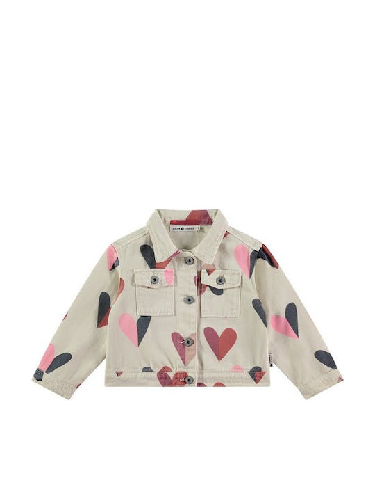 Stains & Stories Kids Denim Jacket Creme Ecru