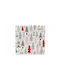 Atmosphera Set Weihnachtsservietten L33xB33cm. 20Stück
