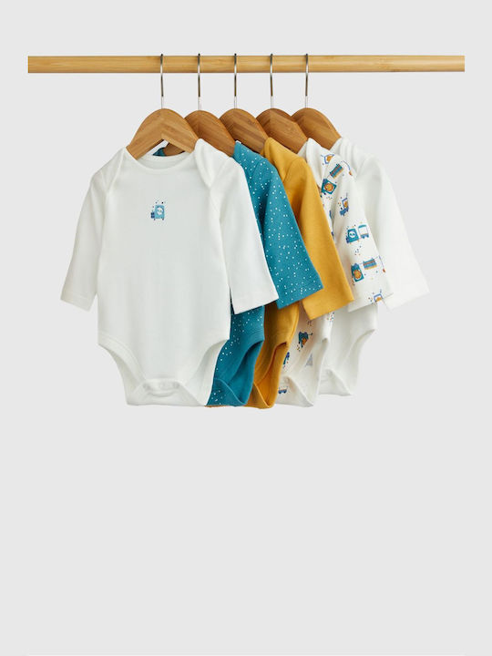 Mothercare Σετ Κορμάκια Πολύχρωμα 5τμχ