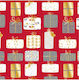 Atmosphera Christmas Wrapping Paper for Gift Red 1000cm.