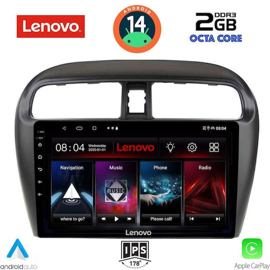 Lenovo Автомобилна Аудио Система (Блутут/USB/AUX/WiFi/GPS/Apple-Carplay/Android-Auto) с Тъчскрийн 9"