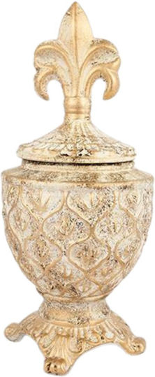 Estheti Home Βάζο Κεραμικό Χρυσό Φ16.8x38.5cm 752-20021