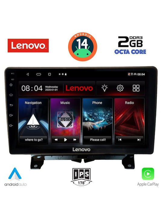 Lenovo Ηχοσύστημα Αυτοκινήτου για Land Rover Discovery / Range Rover Sport 2004-2009 (Bluetooth/USB/AUX/WiFi/GPS/Apple-Carplay/Android-Auto) με Οθόνη Αφής 9"