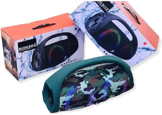 Booms Bluetooth Speaker with Radio and Battery Life up to 24 hours Green