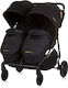 Chipolino Top Stars Double Stroller Suitable for Newborn Opsidian 13.35kg