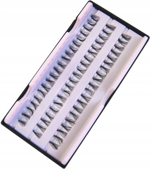 Set 60 Falsche Wimpern Zola 9 mm Größe 0,1 mm Dicke Wimpernverlängerung Schwarz