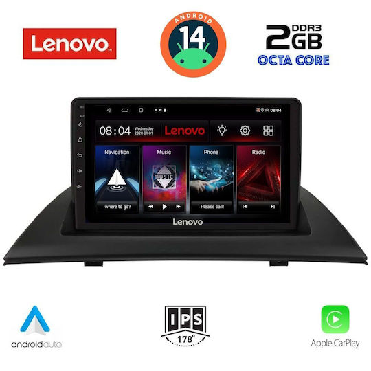 Lenovo Автомобилна Аудио Система (Блутут/USB/AUX/WiFi/GPS/Apple-Carplay/Android-Auto) с Тъчскрийн 9"