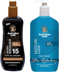 Australian Gold Spray Gel Bronzer Spf15 + Moist...