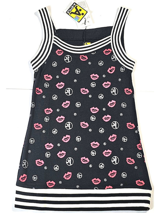 A-Style Blouse Black