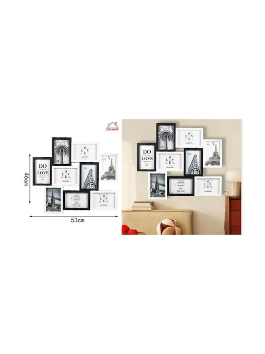 Πολυκορνίζα Ξύλινη 9 Θέσεων 53x46cm Forhome 520286 Home