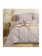 Cokitex Duvet Cover Single 165x245 Marta Planta Purple