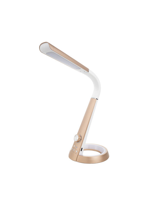 HomeMarkt LED Schreibtischlampe in Gold Farbe