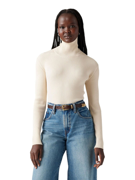 Levi's Women's Long Sleeve Sweater Cotton Turtl...