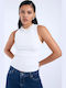Women's Blouse Cotton Off White