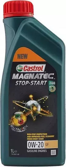 Castrol Magnatec Stop-Start Συνθετικό Λάδι Αυτοκινήτου 0W-20 1lt