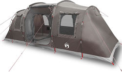vidaXL Σκηνή Camping Τούνελ Καφέ για 4 Άτομα 47...