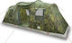 vidaXL Camping Tent Tunnel Khaki for 4 People 4...