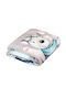 Greenwich Polo Club Blanket Nursery Swaddling Blankets Fleece Blue Blue, Grey 80x110cm